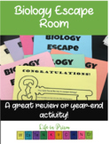 Biology Escape Room/ Scavenger Hunt- End of Year Activity 