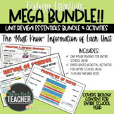 Biology Essentials Review Mega Bundle One-Pagers [Distance