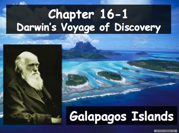 Preview of Biology - Evolution (16.1 Darwin's Theory Powerpoint and Guided Notes)