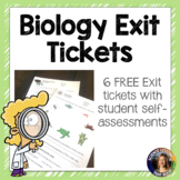Biology Exit Ticket Freebie
