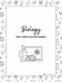 Biology First Month Curriculum & Lesson Bundle