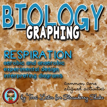 Preview of Biology GRAPHING Practice: RESPIRATION Fermentation Aerobic + more NGSS data
