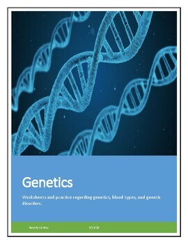 Pedigree Chart Genetics Worksheets