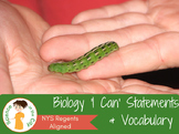 Biology Student Learning Targets & Vocabulary