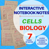 Biology Interactive Notebook - Cells Notes