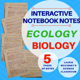 Biology Interactive Notebook - Ecology