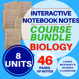 Biology Interactive Notebook - Entire Course Note Bundle