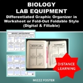 Biology Lab Equipment Graphic Organizer Notes (Digital & P