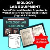 Biology Lab Equipment PowerPoint & Graphic Organizers (Dig