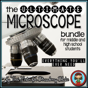 Preview of Biology Lab MICROSCOPE Teacher Guide Student Packet 33% off BUNDLE