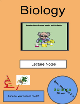 Preview of Biology: Lecture Notes Introduction to Science, Inquiry, Lab Safety