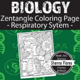 Biology: Lung Diagram; Organs, Respiratory System Zen Colo