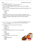 Biology Macromolecules Basics Quiz (With Key)
