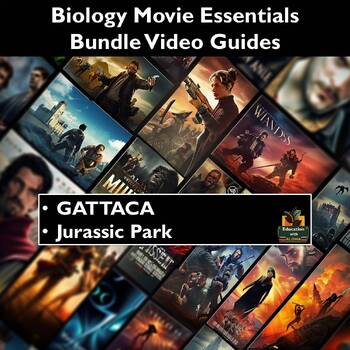 Preview of Biology Movie Essentials Video Guide Bundle: GATTACA, and Jurassic Park!