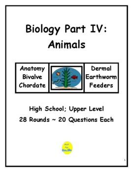 Preview of Biology Part IV: Animals