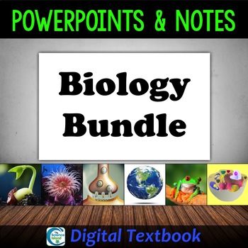 Preview of Biology PowerPoint Bundle Digital Textbook - Distance Learning