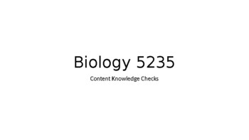 Preview of Biology Praxis 5235 Study Guide (PowerPoint)