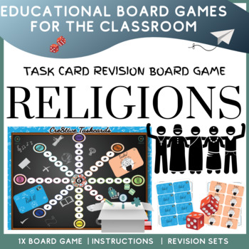 Preview of Biology Revision Board Game with Task Cards