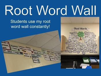 Preview of Biology Root Word Wall