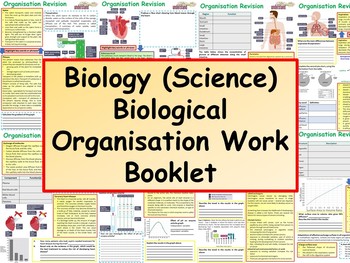Preview of Biology(Science) Biological Organisation Revision Workbook