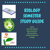 Biology Semester Study Guide
