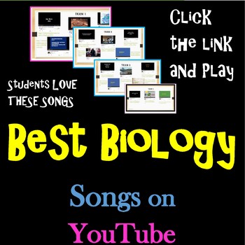Preview of Biology Songs