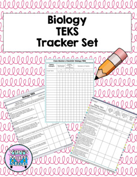 Preview of Biology TEKS Tracker Set- All Standards and Readiness Only
