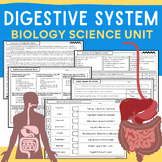 Biology: The Digestive System Unit: No-Prep Passages, Work