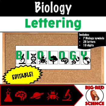 Preview of Biology Bulletin Board Letters