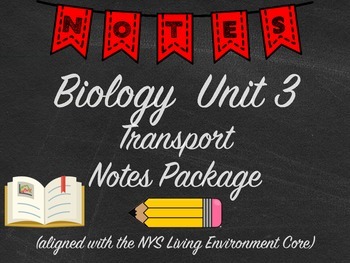 Preview of Biology Transport Notes