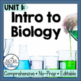 Biology UNIT 1: Nature of Science, Lab Safety, Characteris