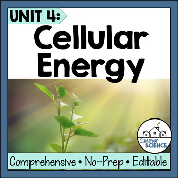 Preview of Biology Unit: Cellular Energy - ATP, Photosynthesis and Cellular Respiration