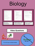 Biology: Video Questions Growing bundle