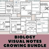 Biology Visual Notes Growing Bundle