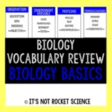Biology Vocabulary Review Game - Biology Basics