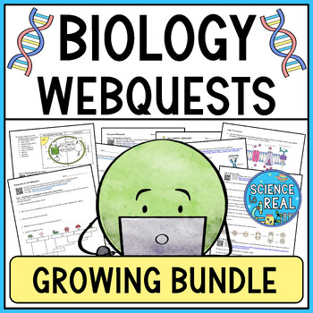Preview of Biology Webquests Discount Growing Bundle