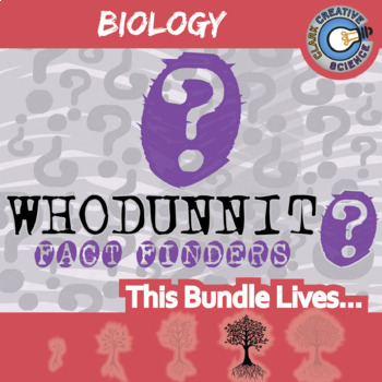 Preview of Biology Whodunnit Activity Bundle - Printable & Digital Game Options