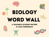 Biology Word Wall - eBook