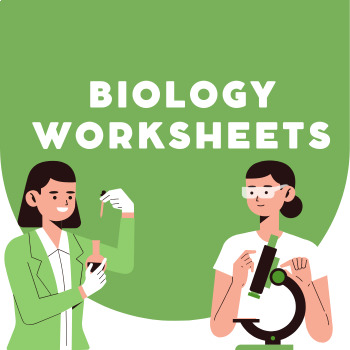 Preview of Biology Worksheets | Photosynthesis, Evolution Worksheets Biology