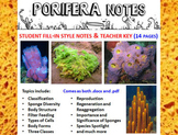 Biology / Zoology – Phylum Porifera (Sponges) Notes Handou
