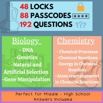 Preview of Biology and Chemistry - Escape Room Bundle