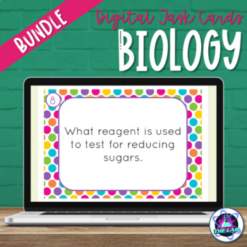 Preview of Biology and Life Sciences Digital Task Card Bundle | Distance Learning