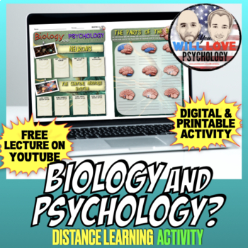 Preview of Biology and Psychology | Digital Learning Activity