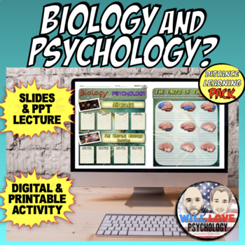 Preview of Biology and Psychology | Digital Learning Pack