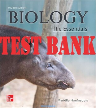 Preview of Biology_The Essentials, 4th Edition by Marielle Hoefnagels_TEST BANK