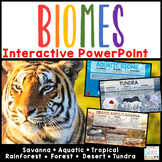 Biomes PowerPoint Google Slides Forest Tundra Rainforest D