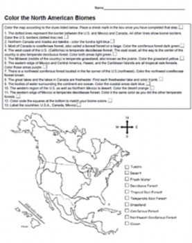 Featured image of post Biomes Coloring Worksheet Answers On north america biome map coloring world maps at