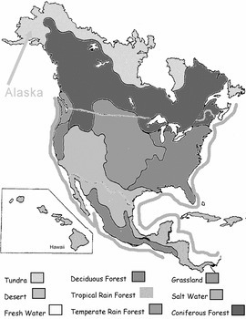 tundra biome map