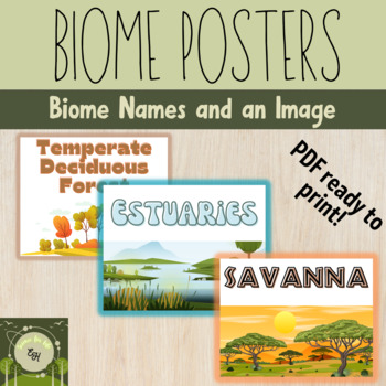 Preview of Biome Posters