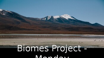 Preview of Biome Project - PPT / Google Classroom